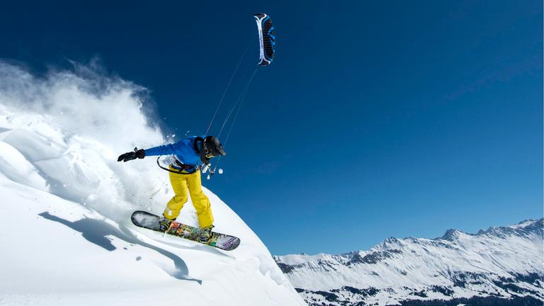 snowkiting - typical