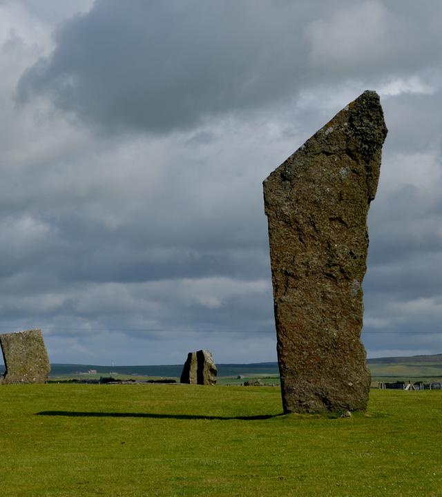steinkreis standing stones of stenness auf orkney