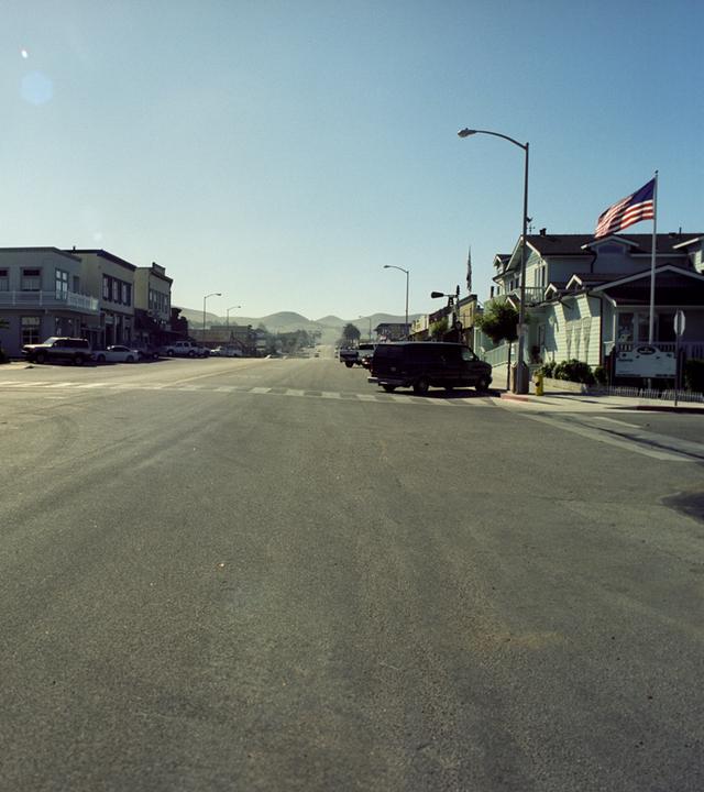 strasse einer kleinstadt in den usa