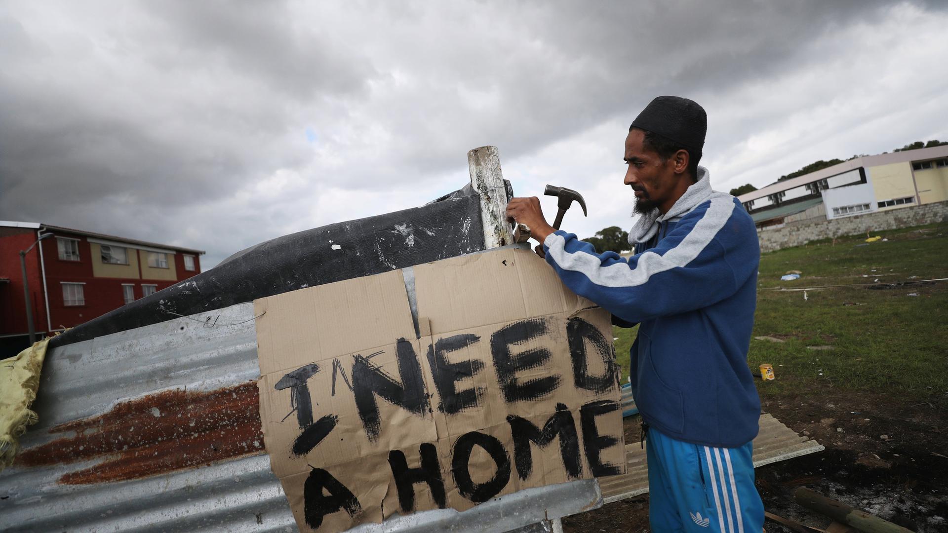 baxter, muneer - father of seven baut eine huette fuer obdachlose 2018