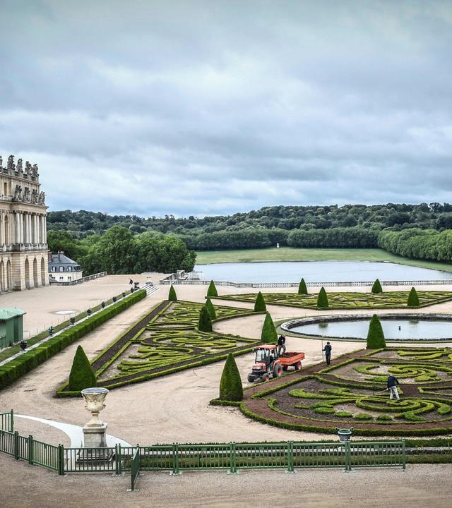 Schloss Versailles mit Garten