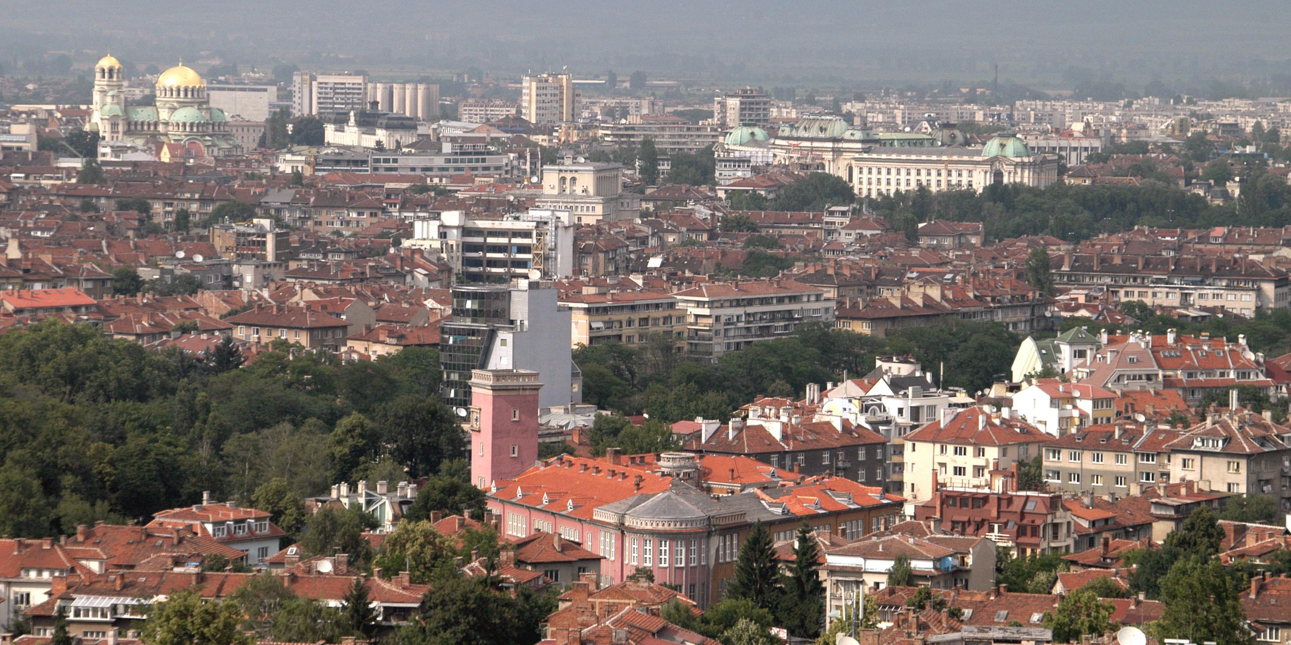 stadtansicht von sofia