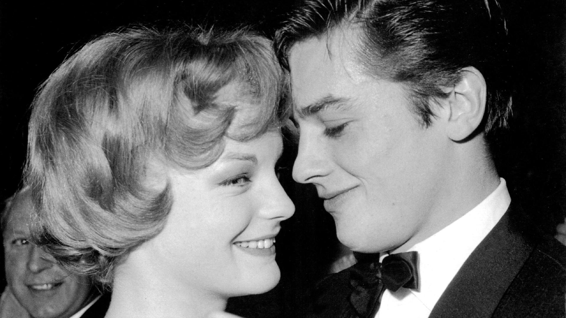Romy Schneider und Alain Delon im Jahr 1959.