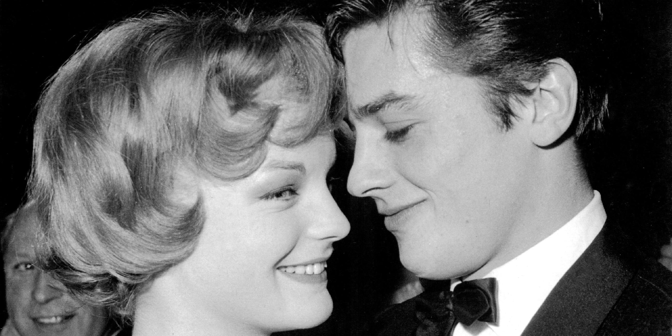 Romy Schneider und Alain Delon im Jahr 1959.