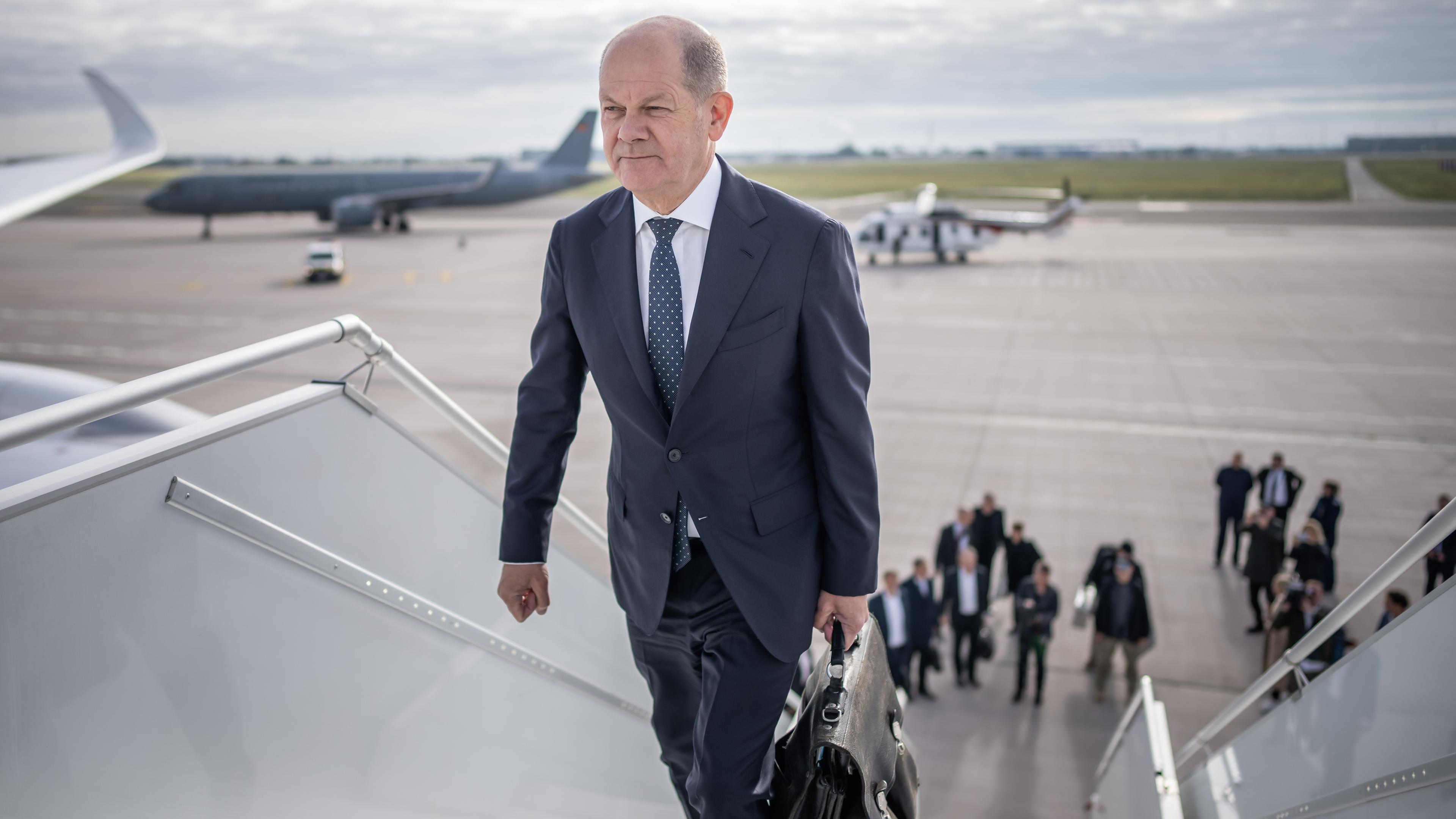 Bundeskanzler Scholz reist nach Israel