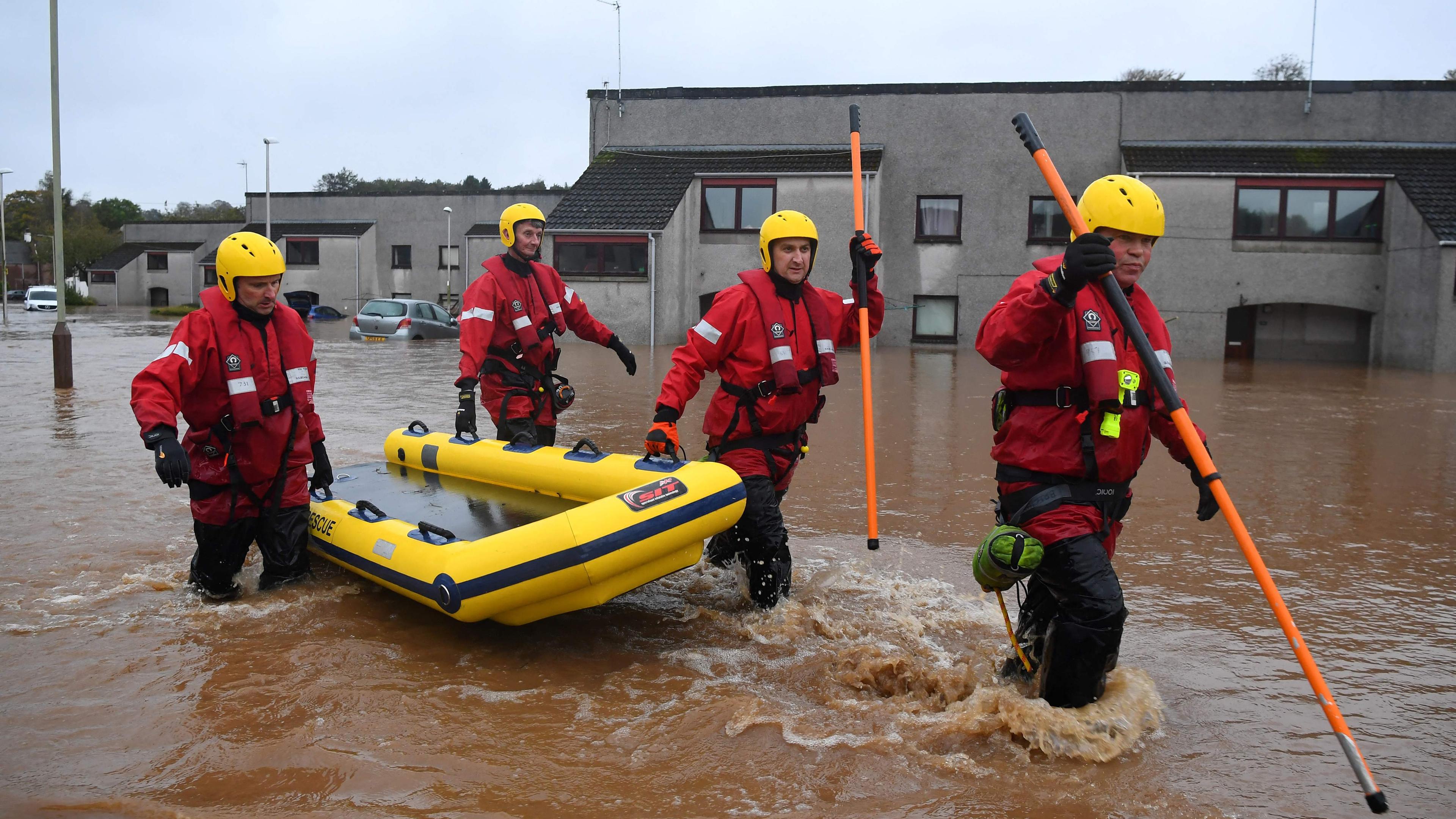 BRITAIN-STORM-BABET-FLOOD-WEATHER