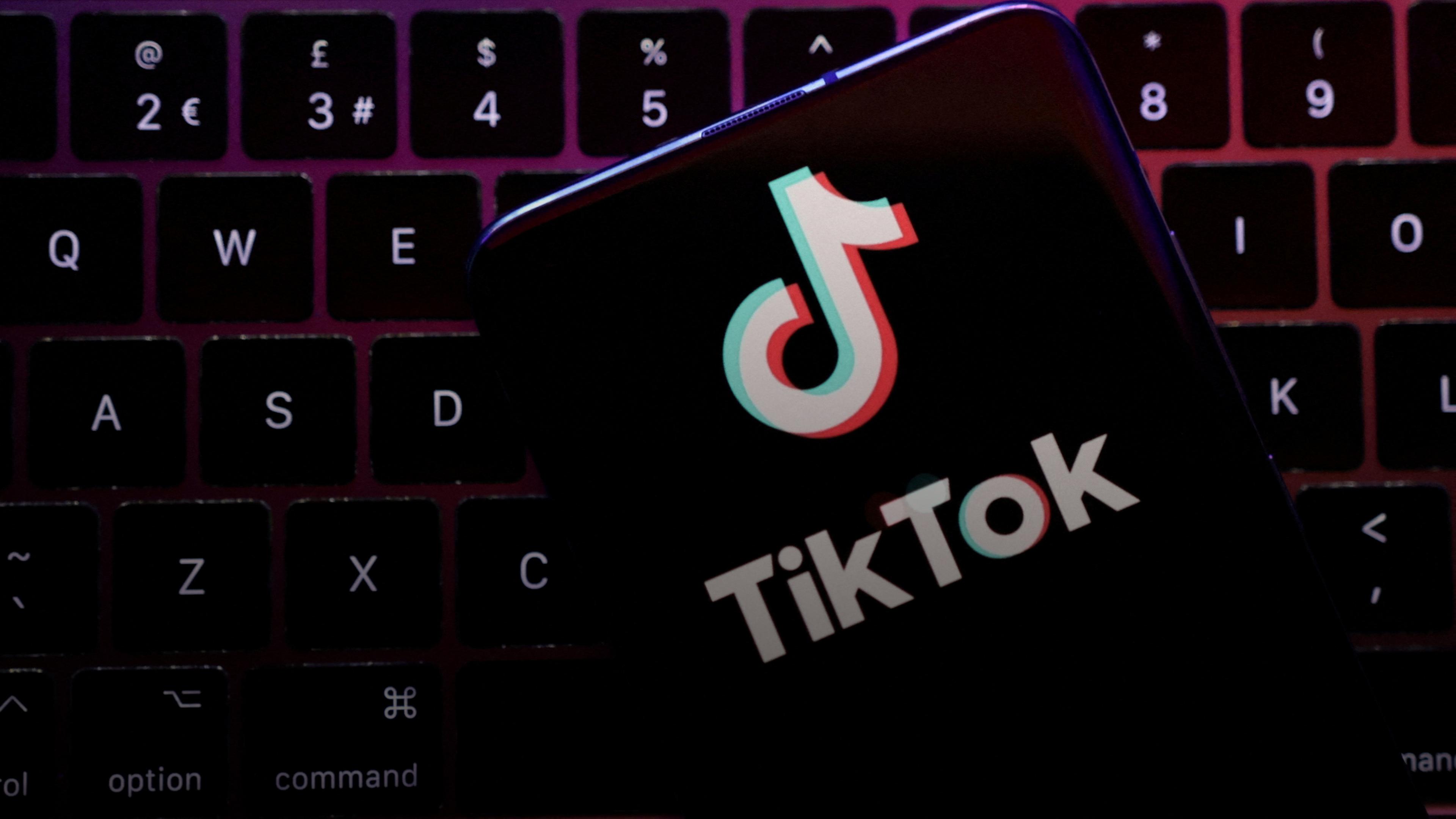FILE PHOTO: Illustration shows TikTok app logo