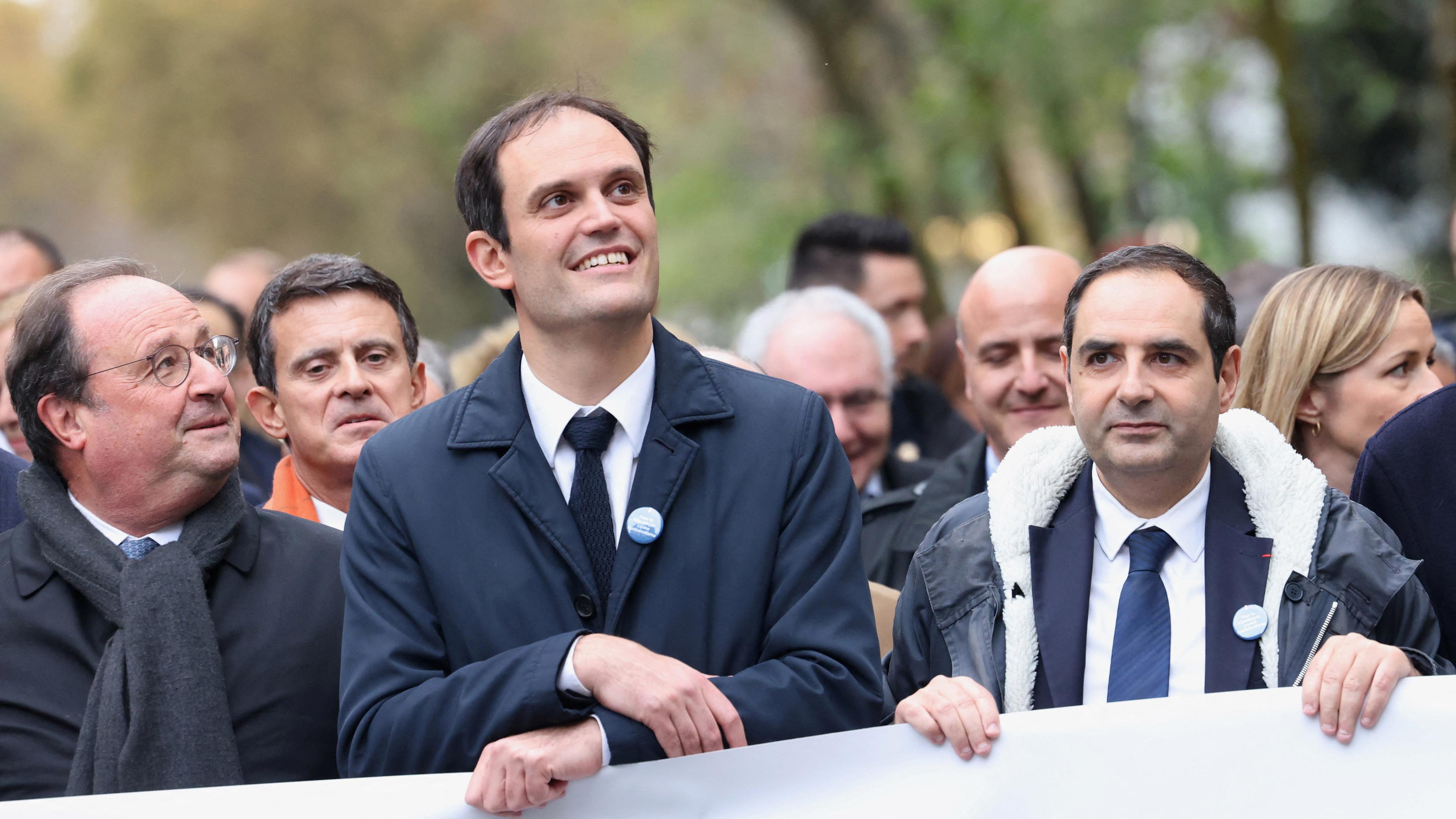 Demonstration against anti-Semitism in Paris