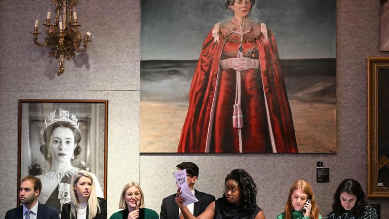 BRITAIN-ENTERTAINMENT-CINEMA-THE CROWN-AUCTION