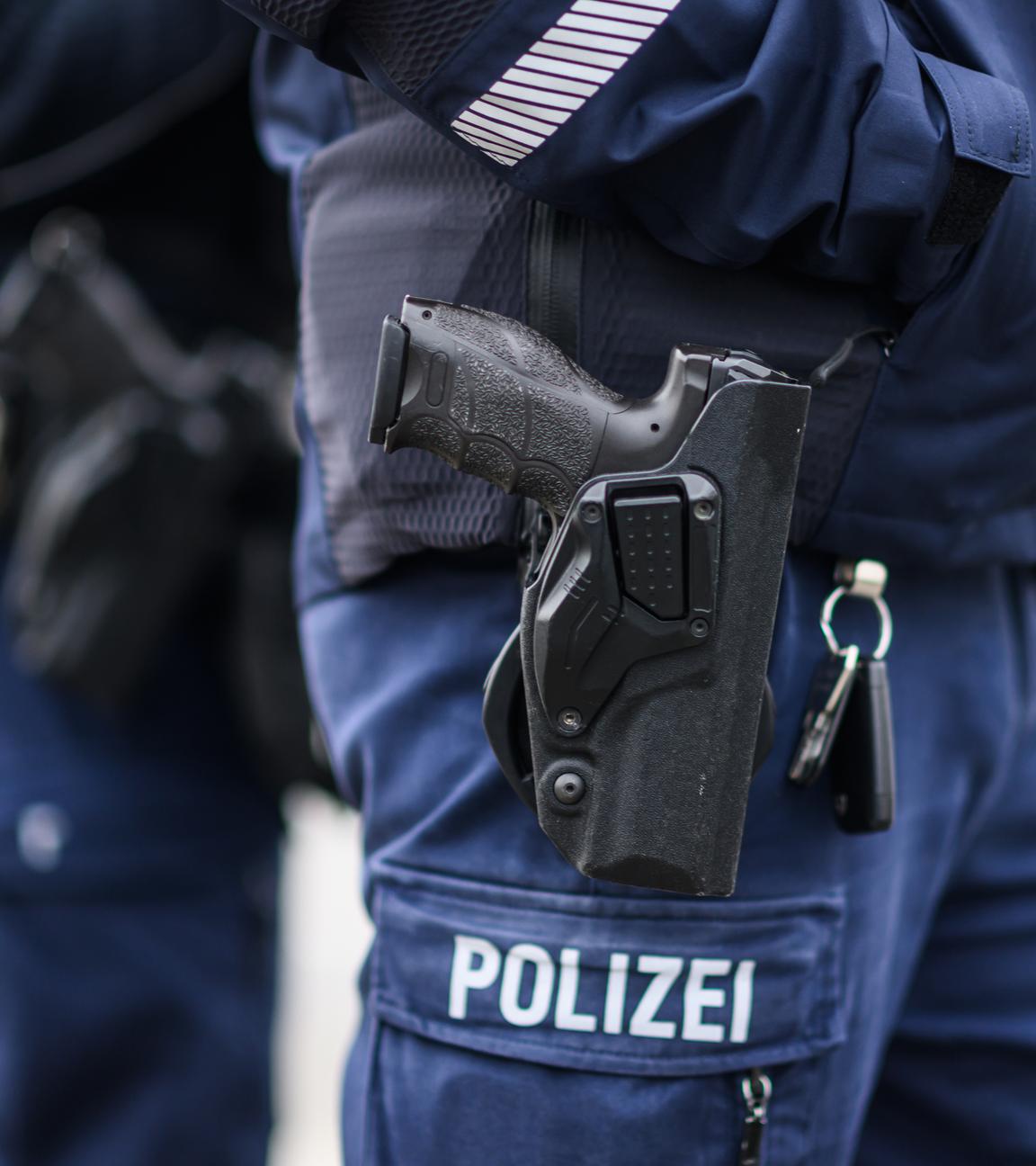Dienstwaffe der Polizei