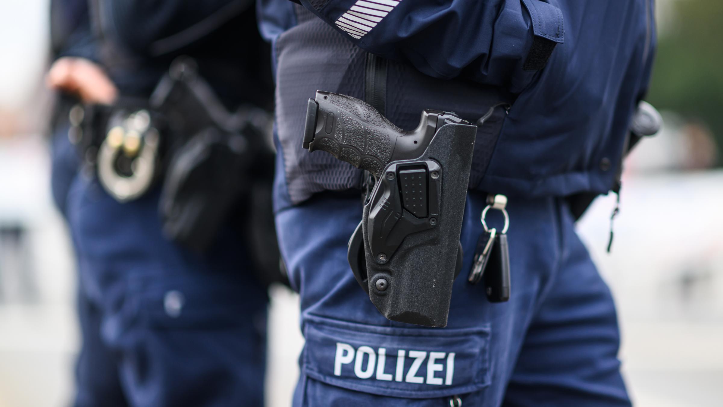 Dienstwaffe der Polizei