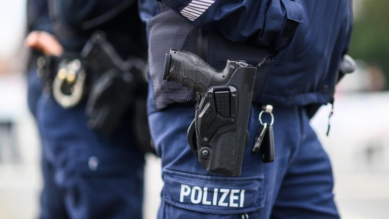 Dienstwaffe der Polizei