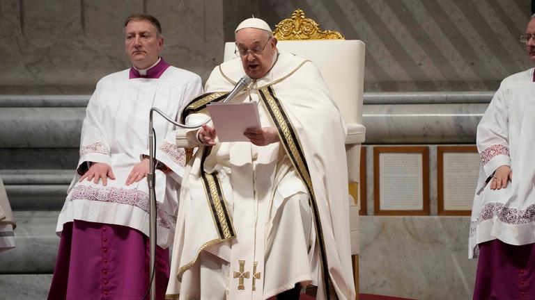 Gründonnerstagsmesse im Petersdom mit Papst Franziskus
