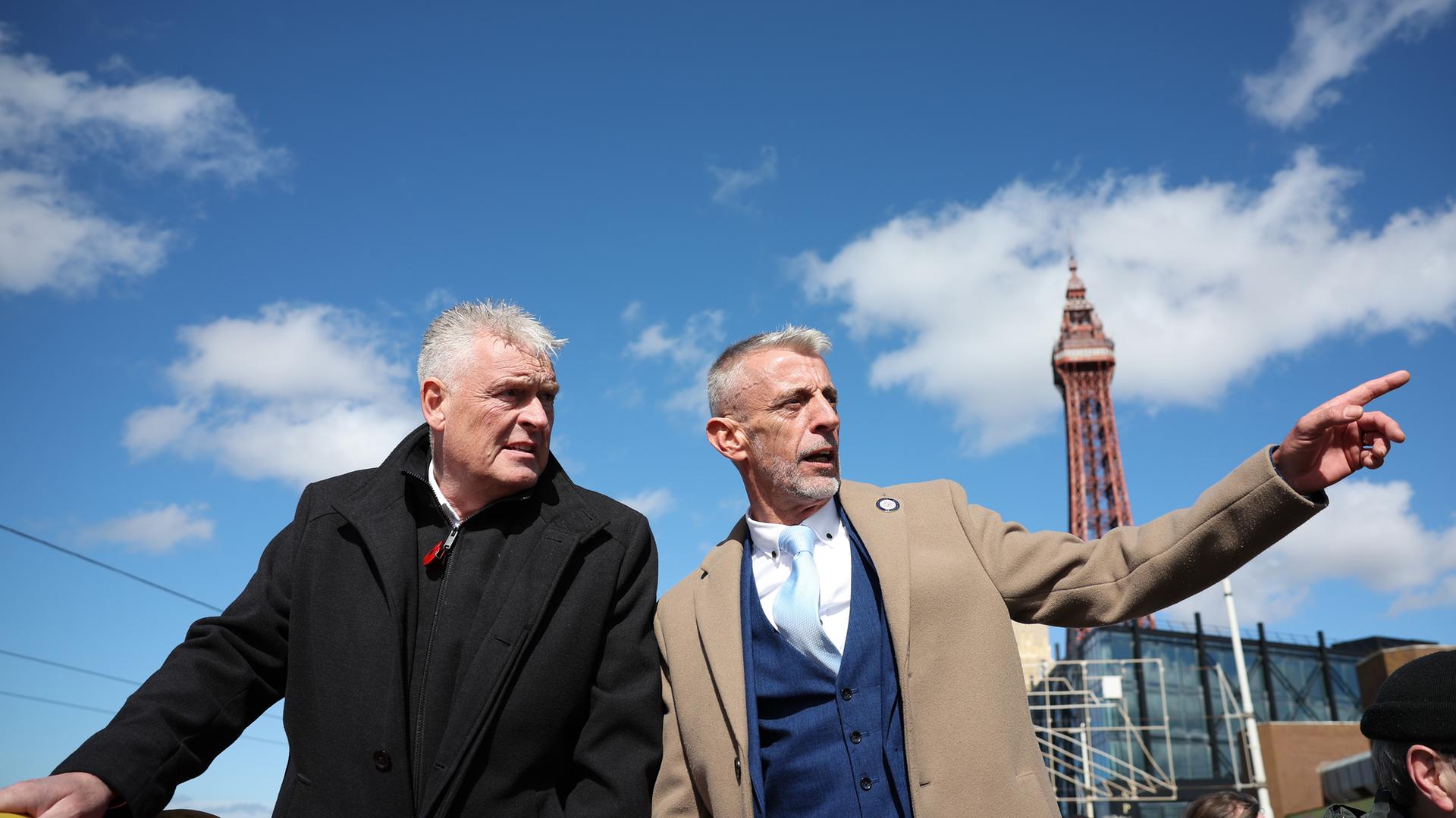 Reform UK party launch their Blackpool South by-election candidate