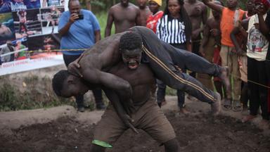 Uganda Mud Wrestling