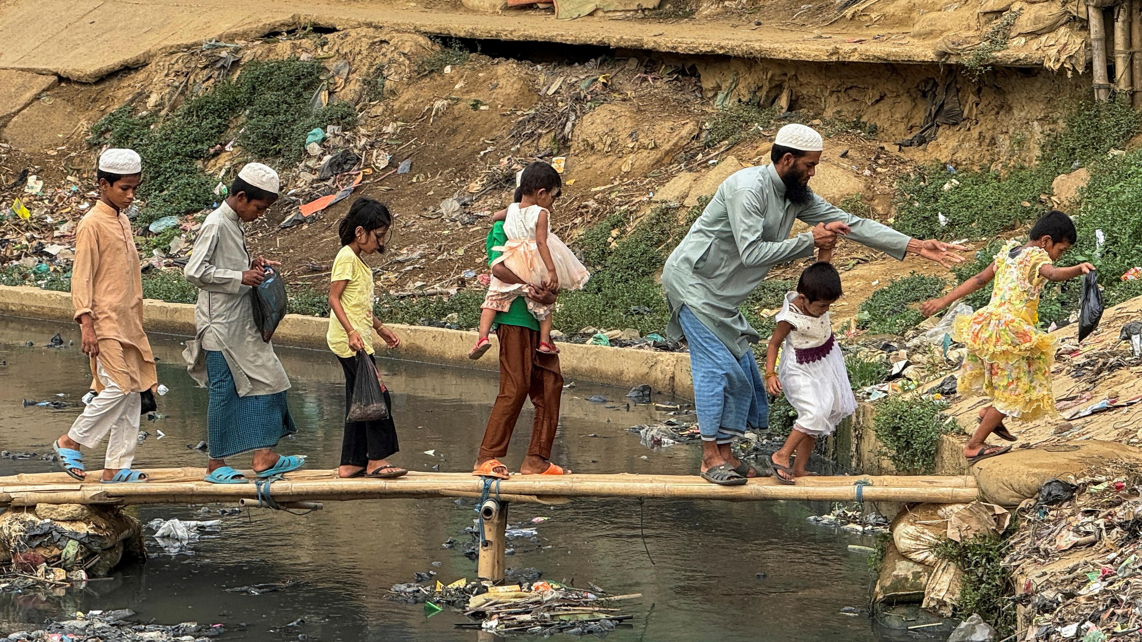 Heatwave affects rohingya refugee camp in Cox's Bazar