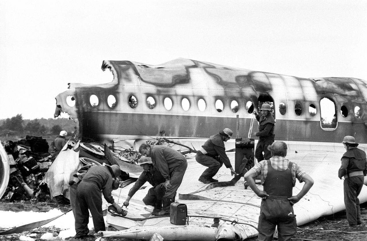 Flugzeugabsturz in Berlin Schönefeld - 1989