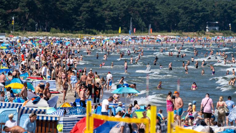 Hitze an der Ostsee
