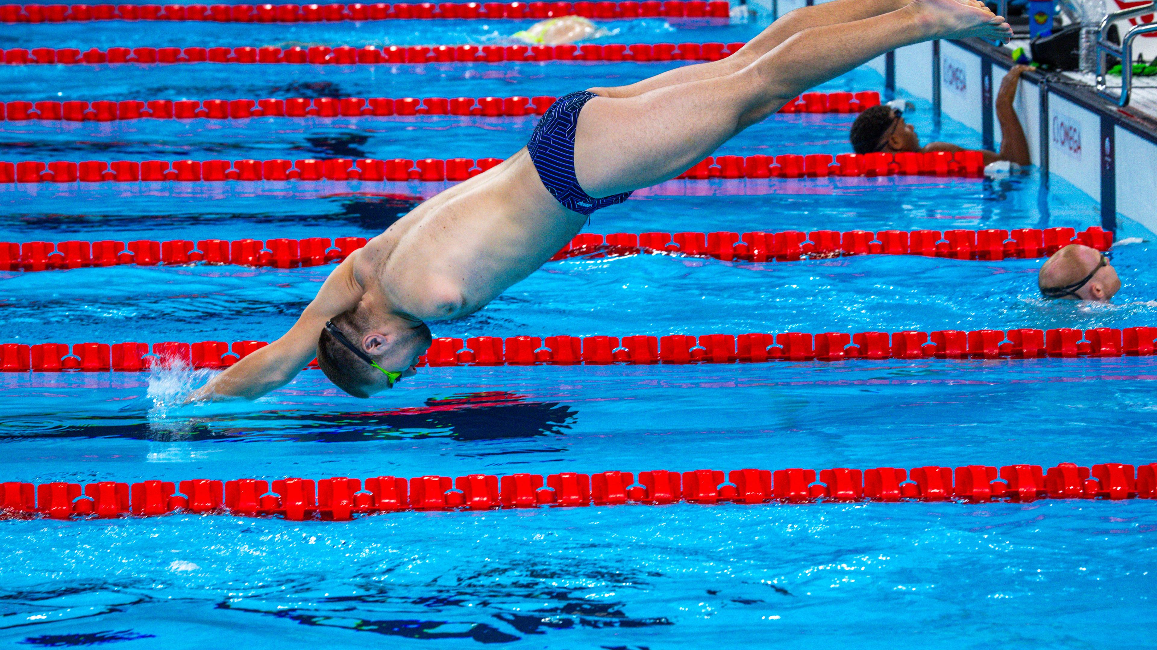Paralympics Paris 2024 - Schwimmtraining vor der Eröffnung