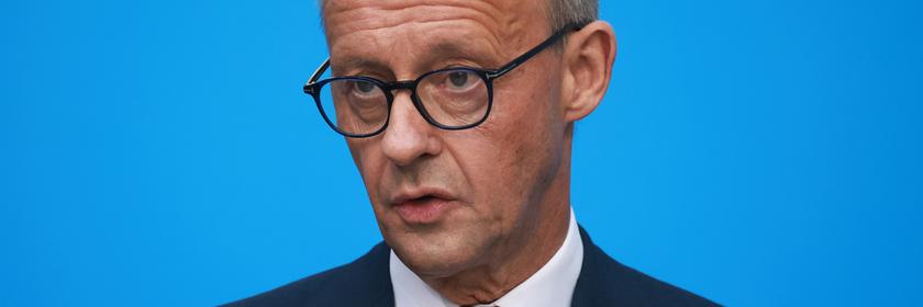 Joint press conference of CDU leader Merz and CSU leader Soeder in Berlin