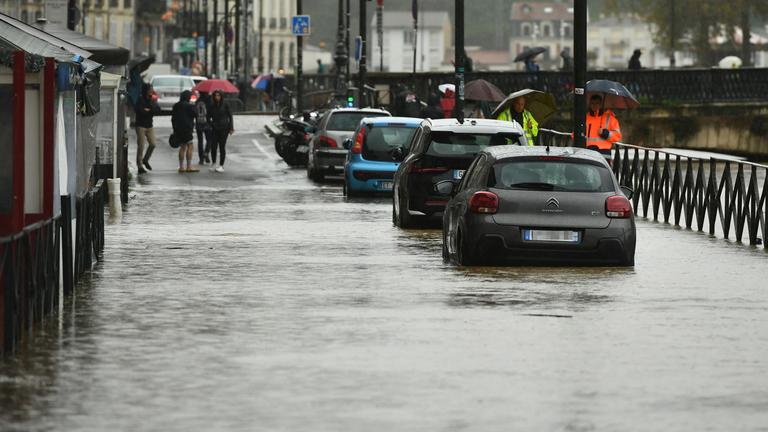Unwetter und Überschwemmung in Südfrankreich