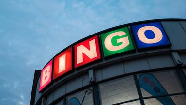 Bingo Halle Zeichen im Vereinigten Königreich