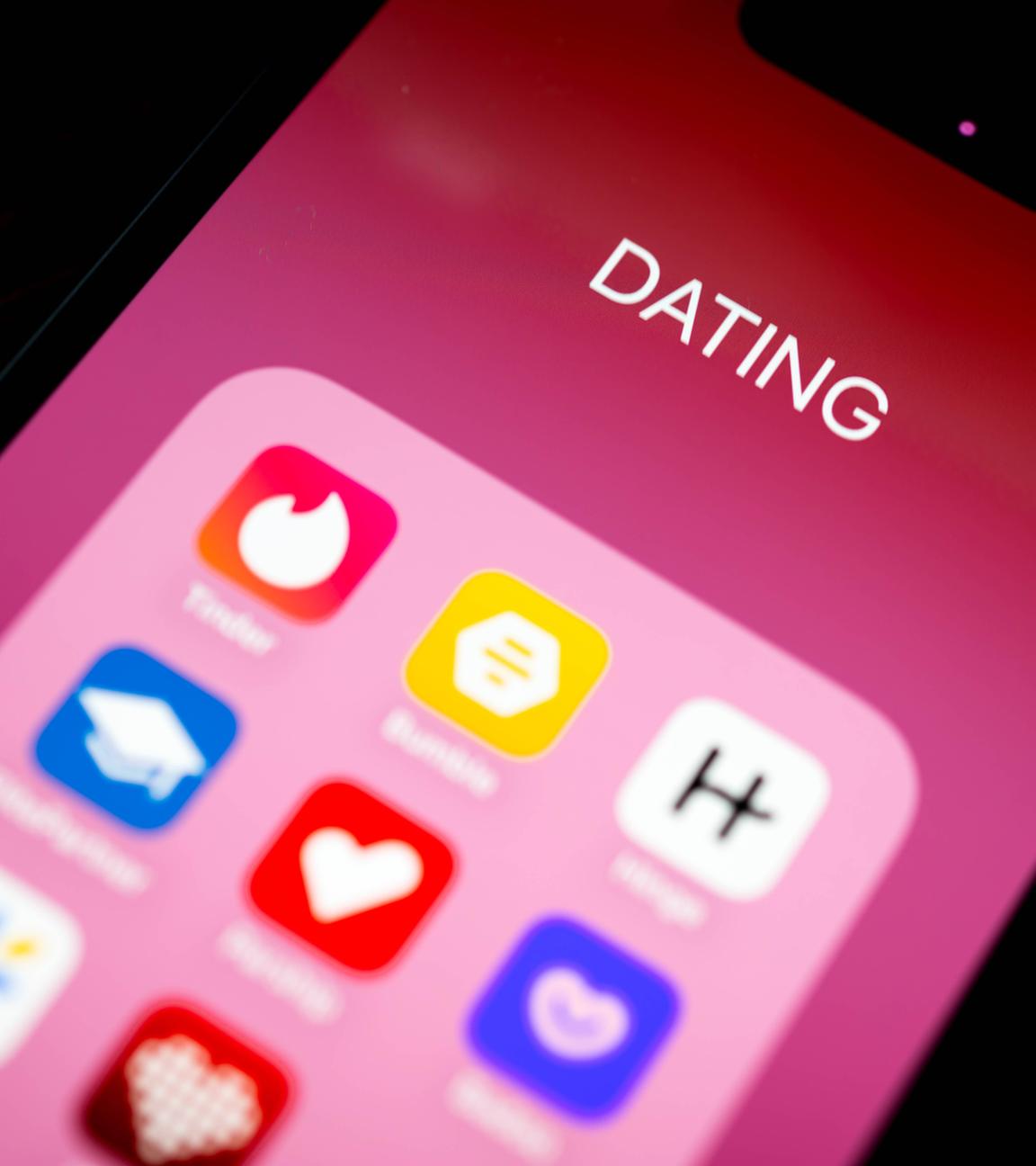 Dating Apps auf einem Handy