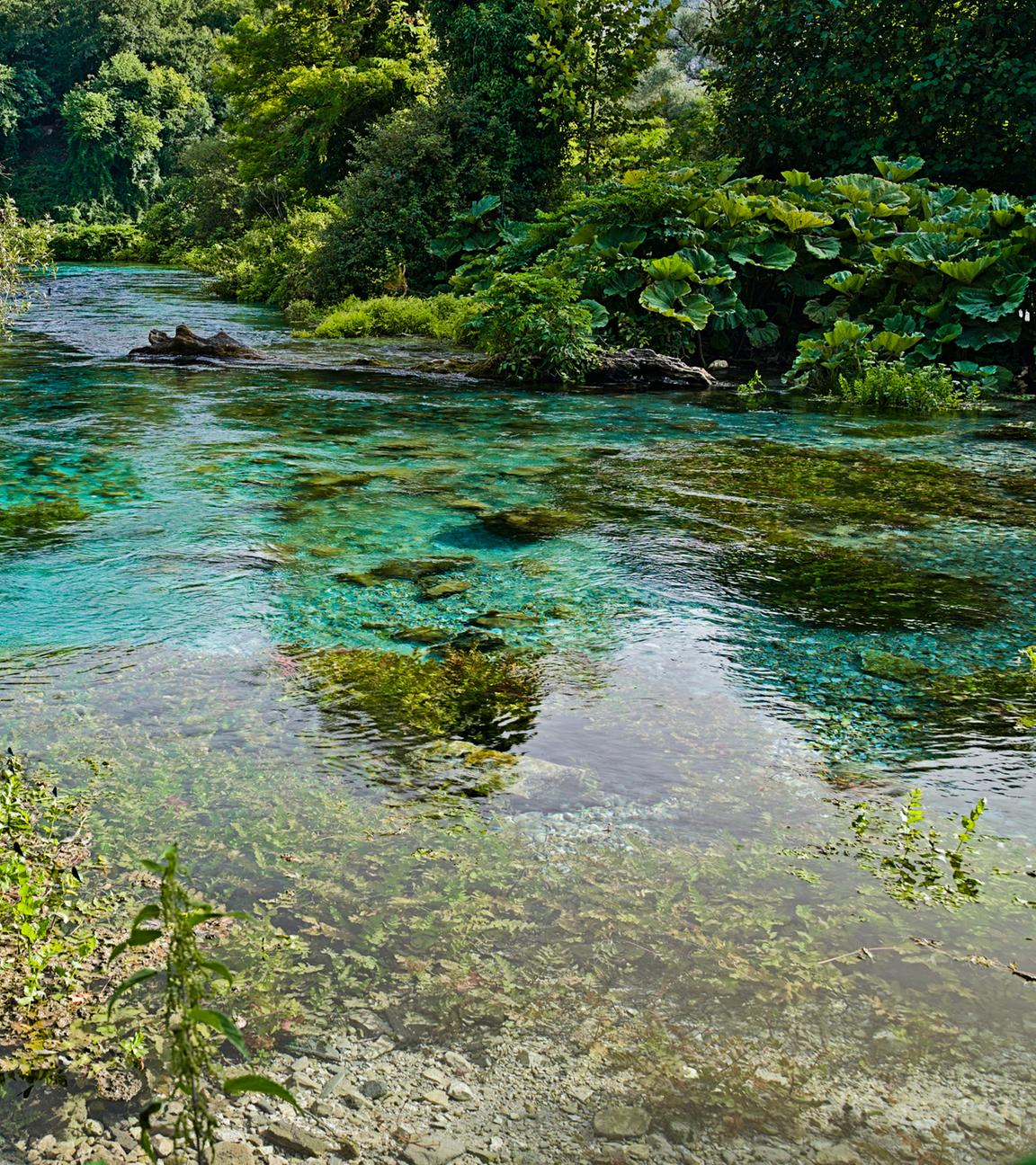 Süßwasserquelle Blue Eye bei Saranda