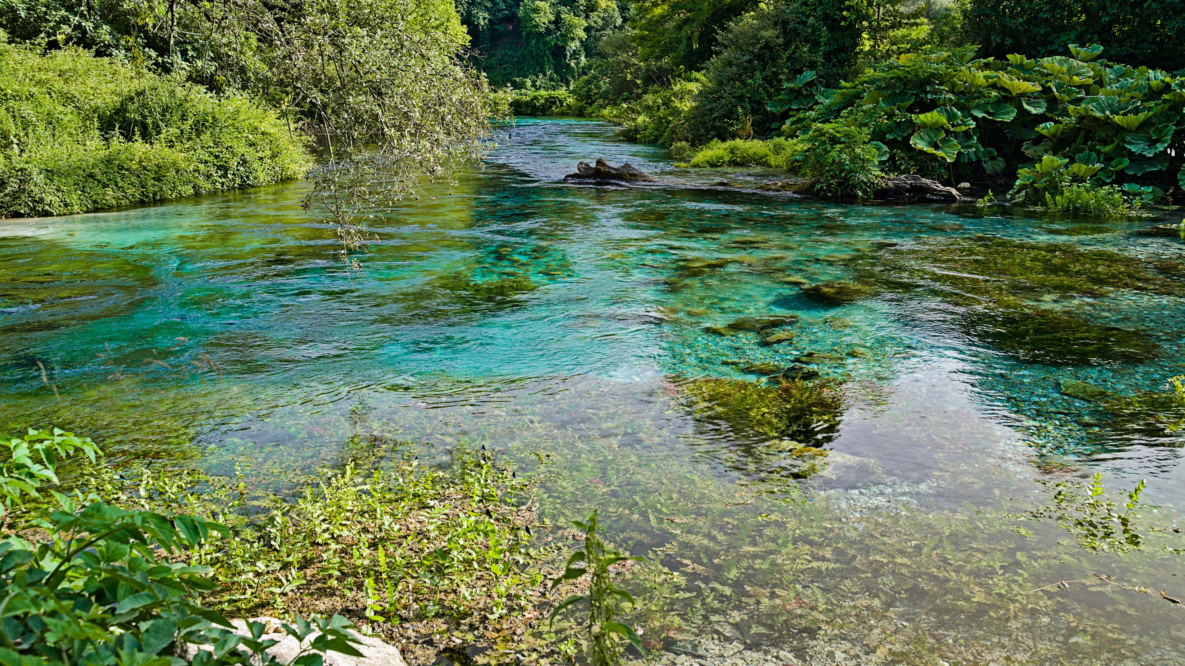 Süßwasserquelle Blue Eye bei Saranda