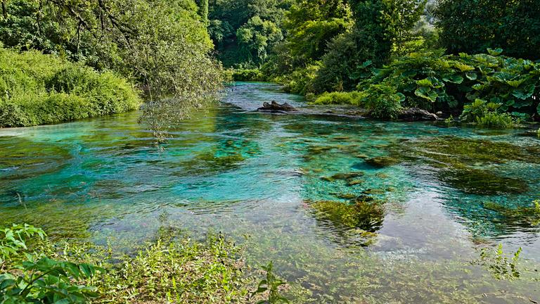 Süßwasserquelle Blue Eye bei Saranda