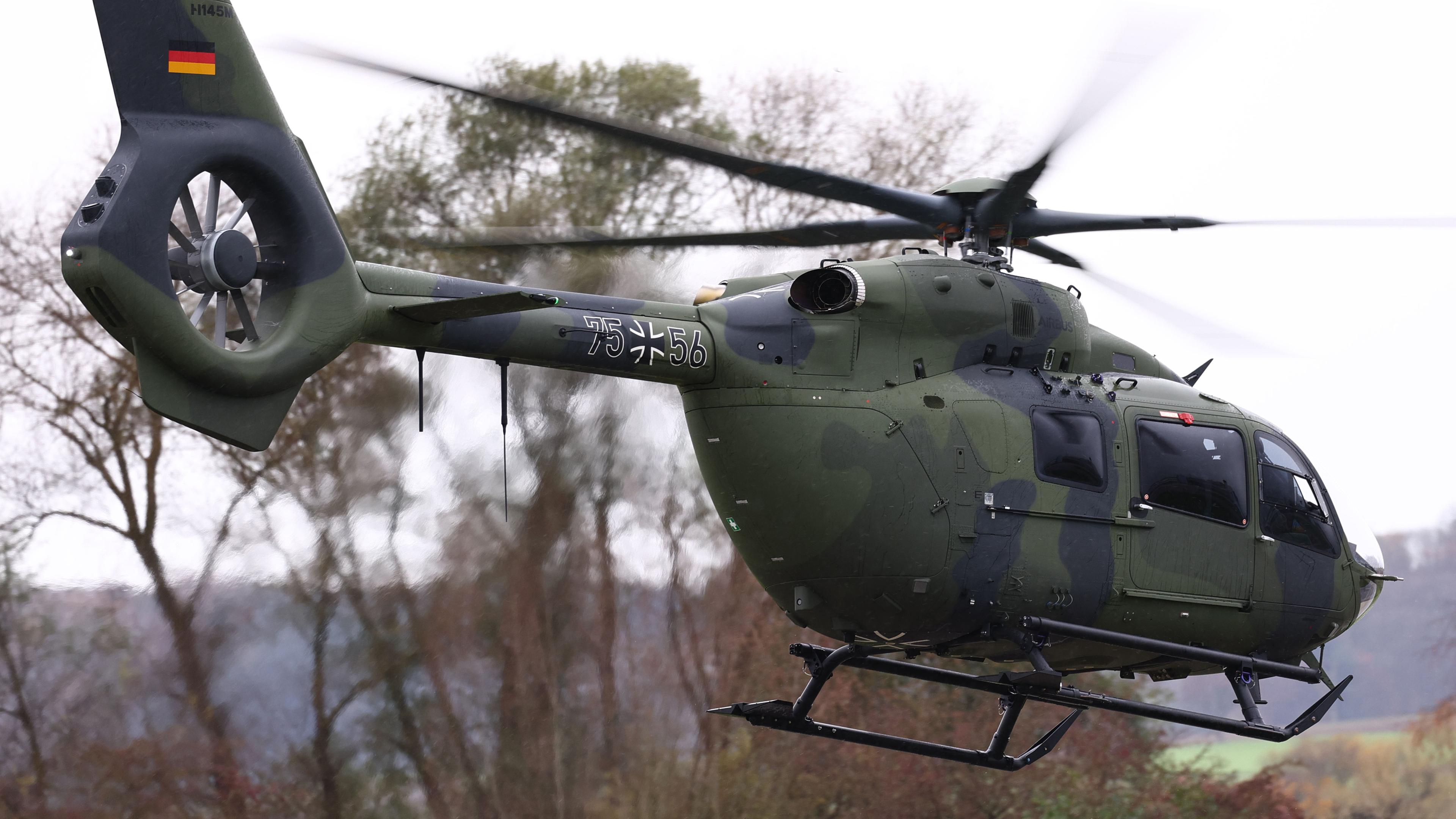 German Defense Minister Pistorius visits Airbus helicopter factory in Donauwoerth