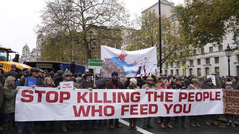 Bauernproteste in Großbritannien