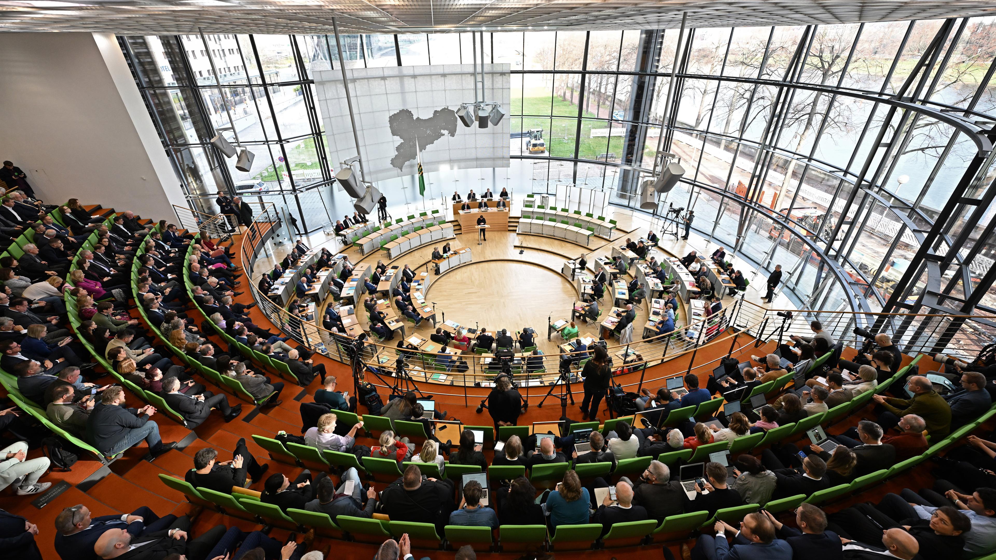 Ministerpräsidentenwahl in Sachsen