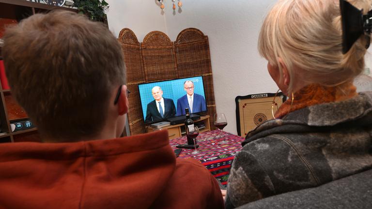 Scholz und Merz im TV-Duell