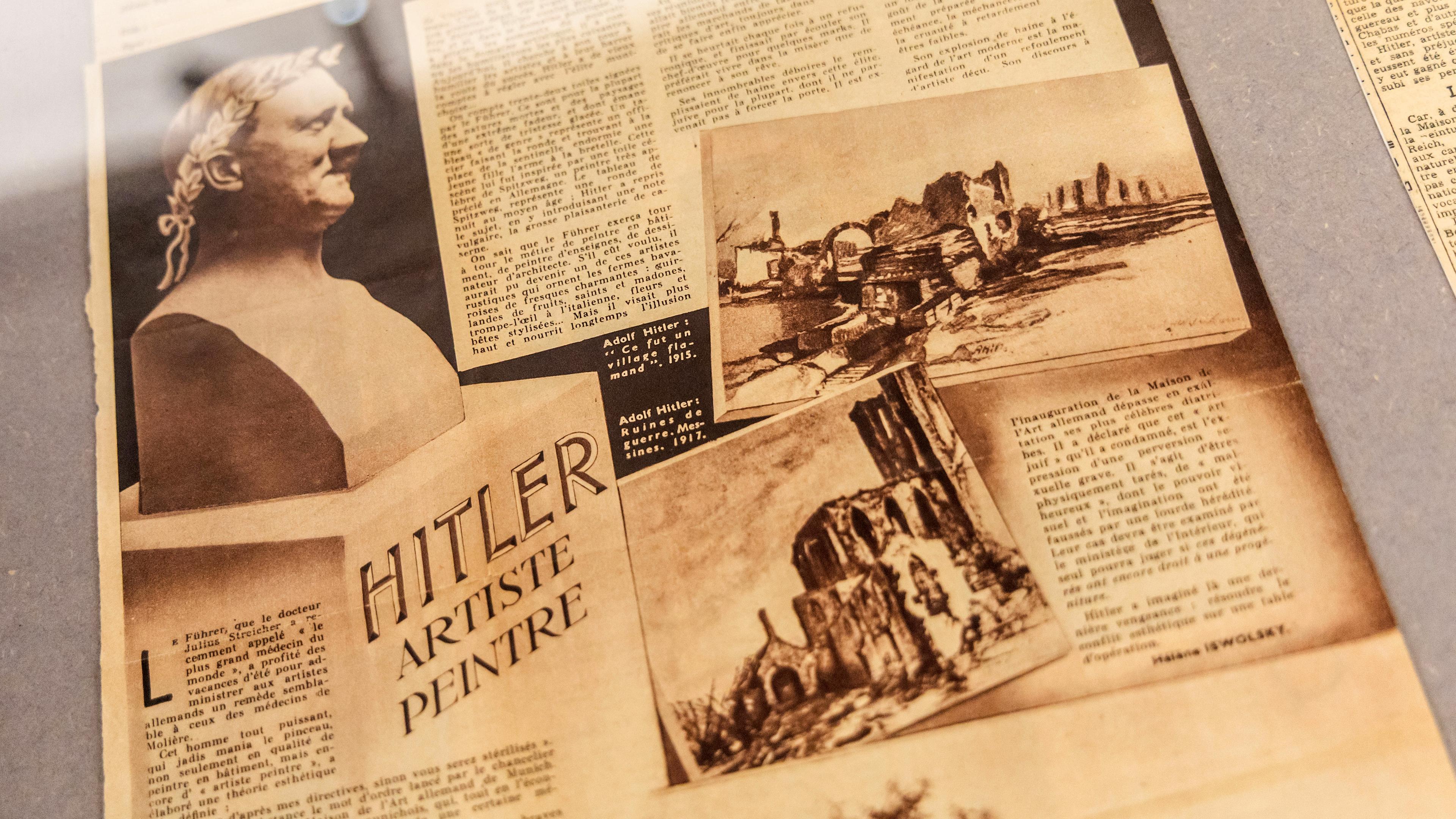 Exhibition _Degenerate art, the trial of modern art under Nazism_ at the Picasso Museum in Paris *