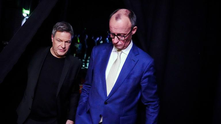 Robert Habeck und Friedrich Merz