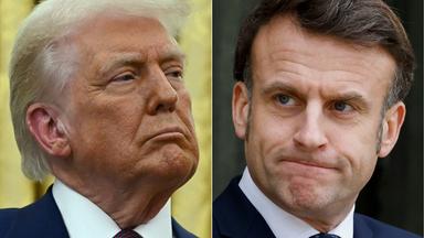 COMBO-US-FRANCE-POLITICS-DIPLOMACY-TRUMP-MACRON
