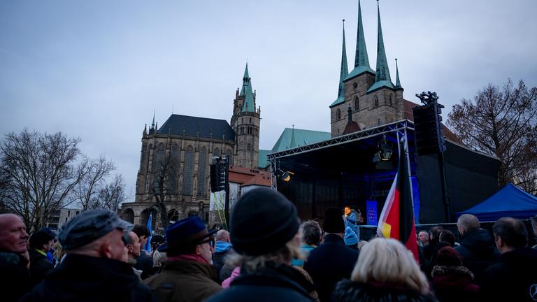 Wahlkampfabschluss der AfD Thüringen zur Bundestagswahl