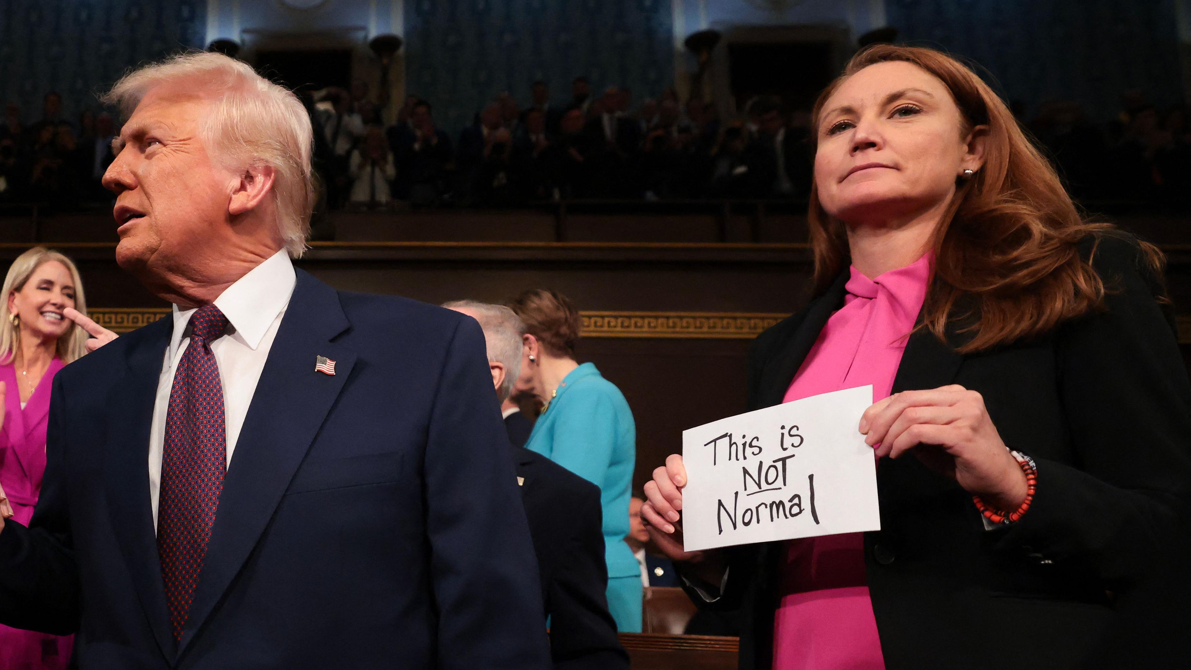 Donald Trump Delivers Joint Address To Congress