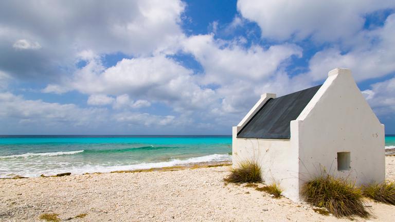 Kleine Hütte am Strand von Bonaire