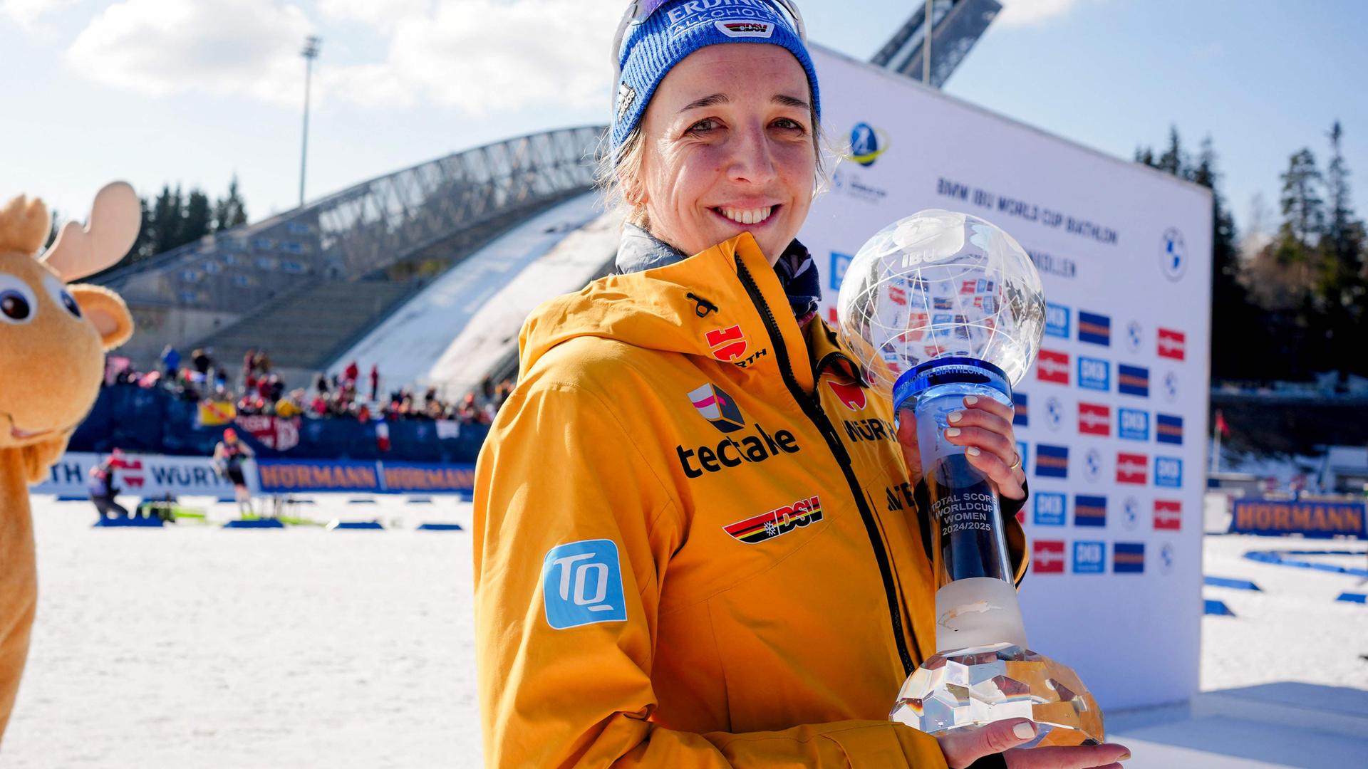 Franziska Preuß: gana la bola de cristal para la clasificación general del Mundial 2024/2025