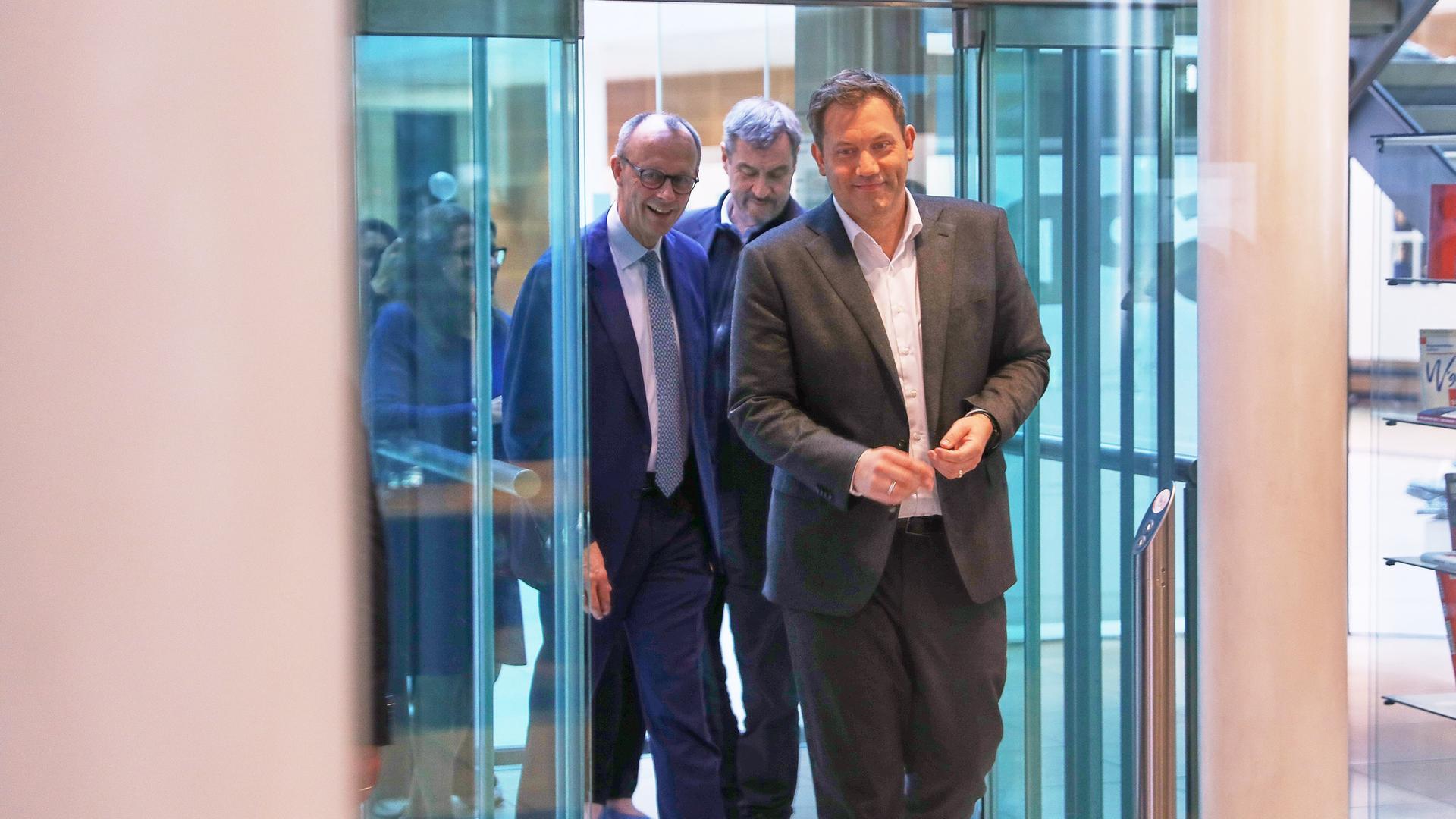 Koalitionsverhandlungen in Berlin: Treffen der Hauptverhandlungsgruppe im Willy-Brandt-Haus 