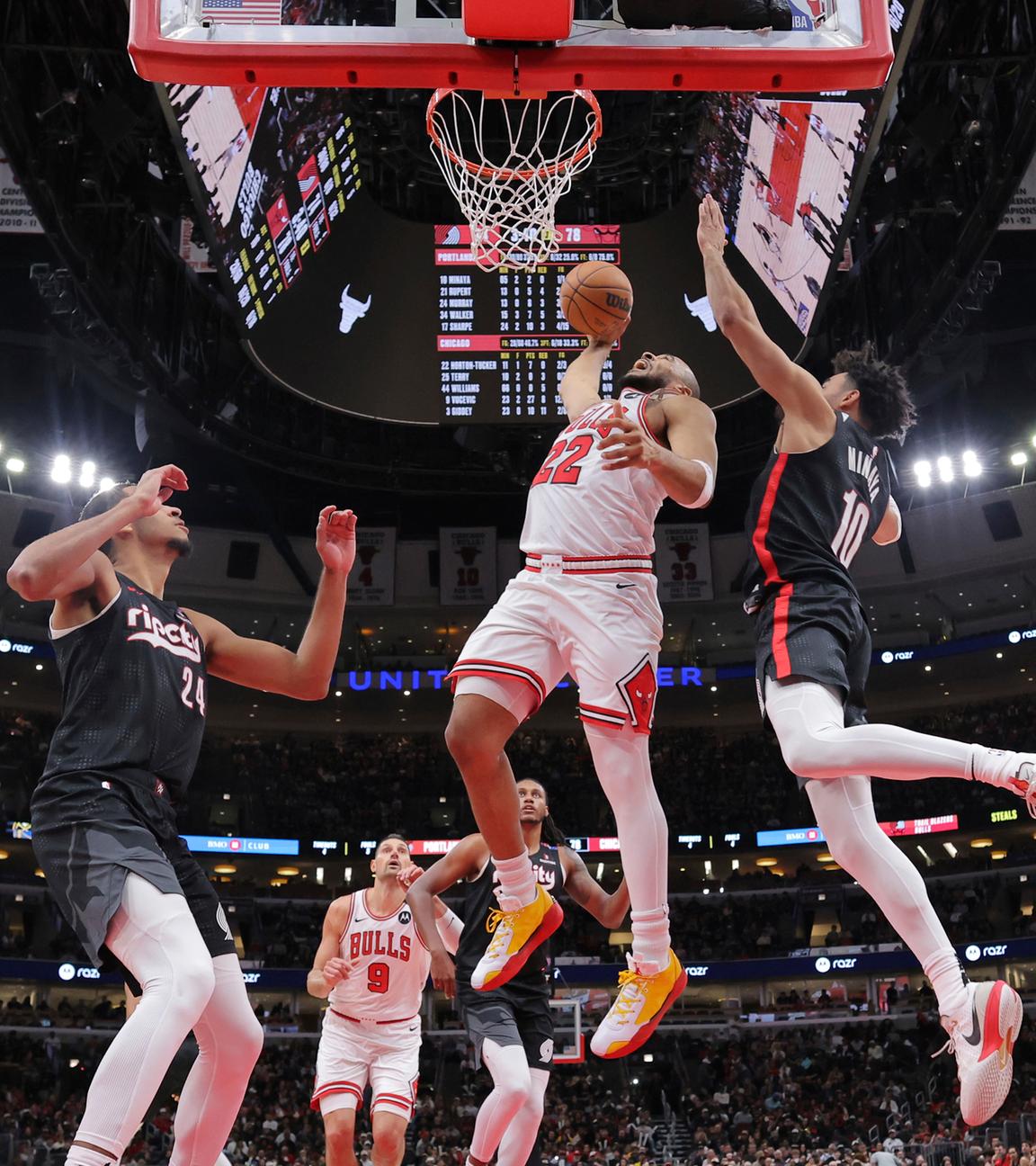 Trail Blazers Bulls Basketball