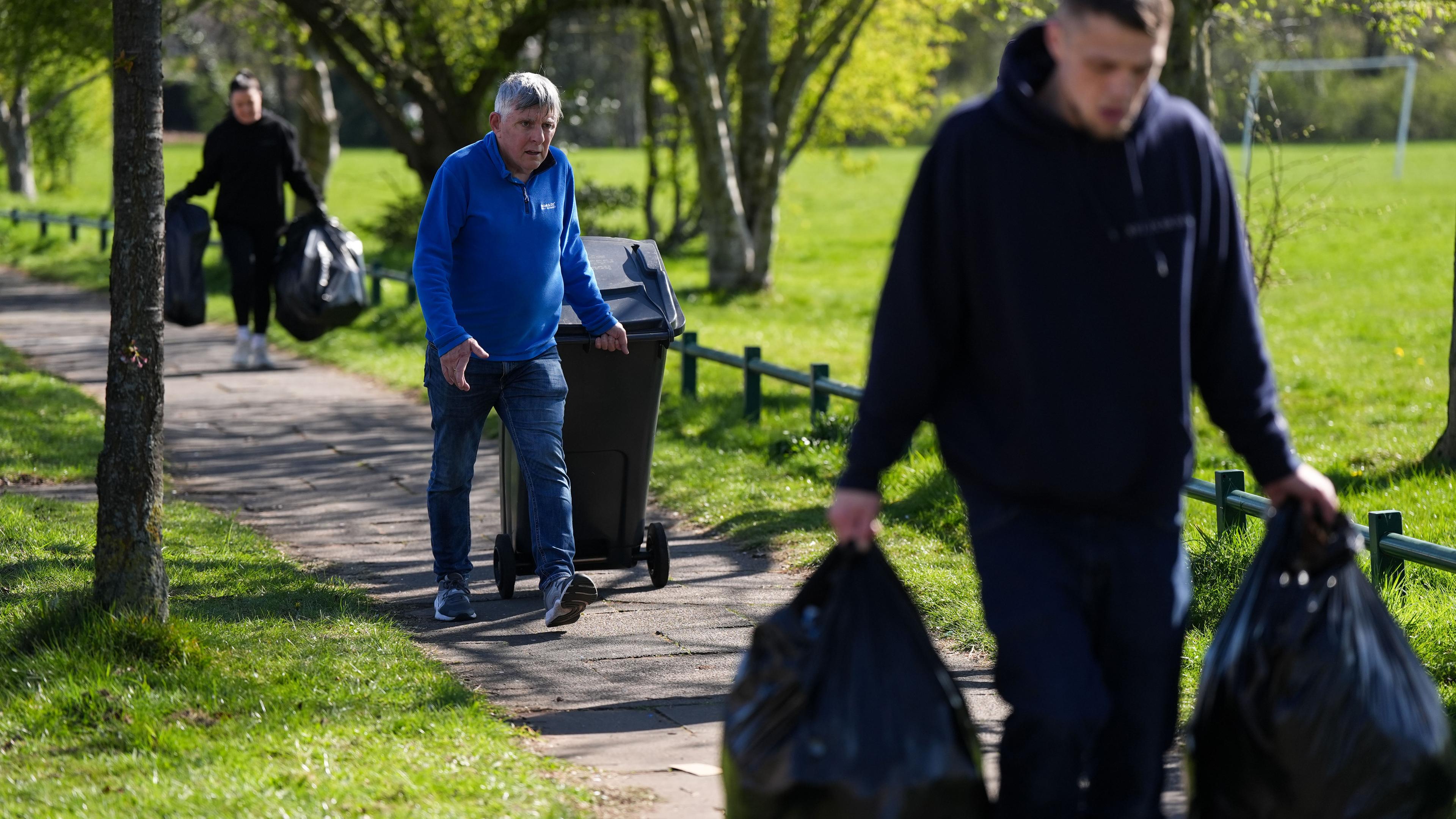 Streik der Müllarbeiter in Birmingham