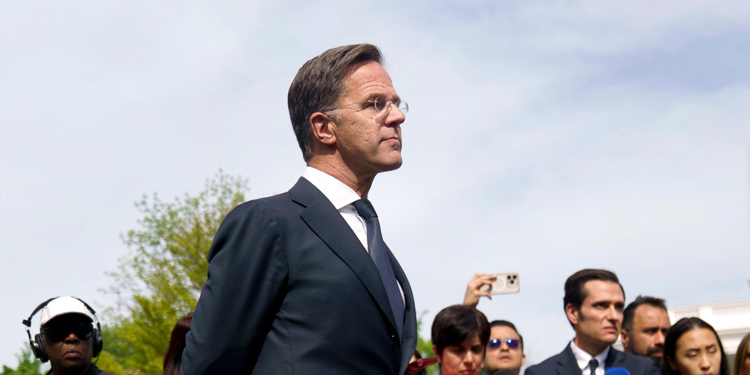 Mark Rutte in Washington DC