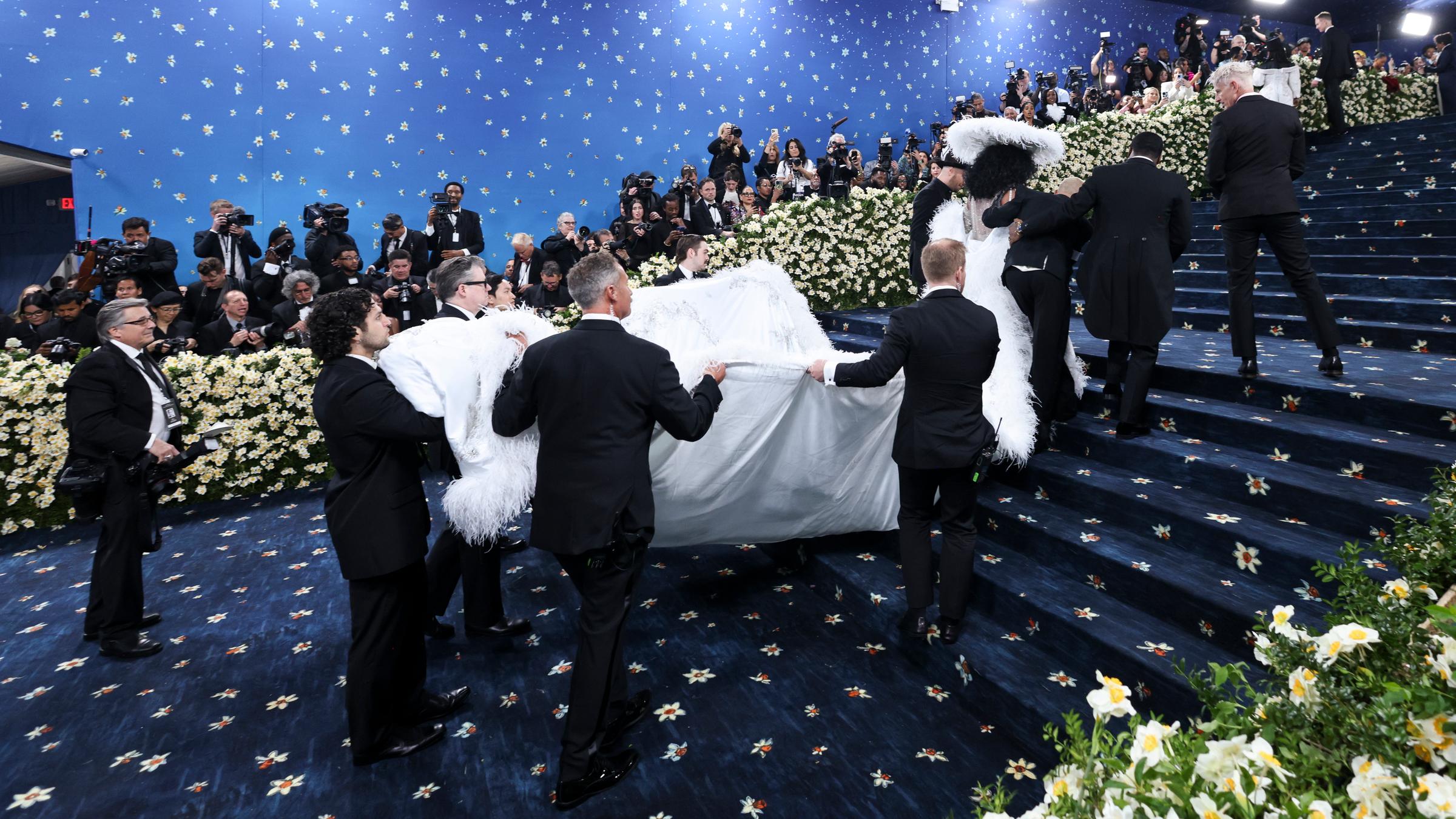 2025 Met Gala red carpet at the Metropolitian Museum of Art in New York