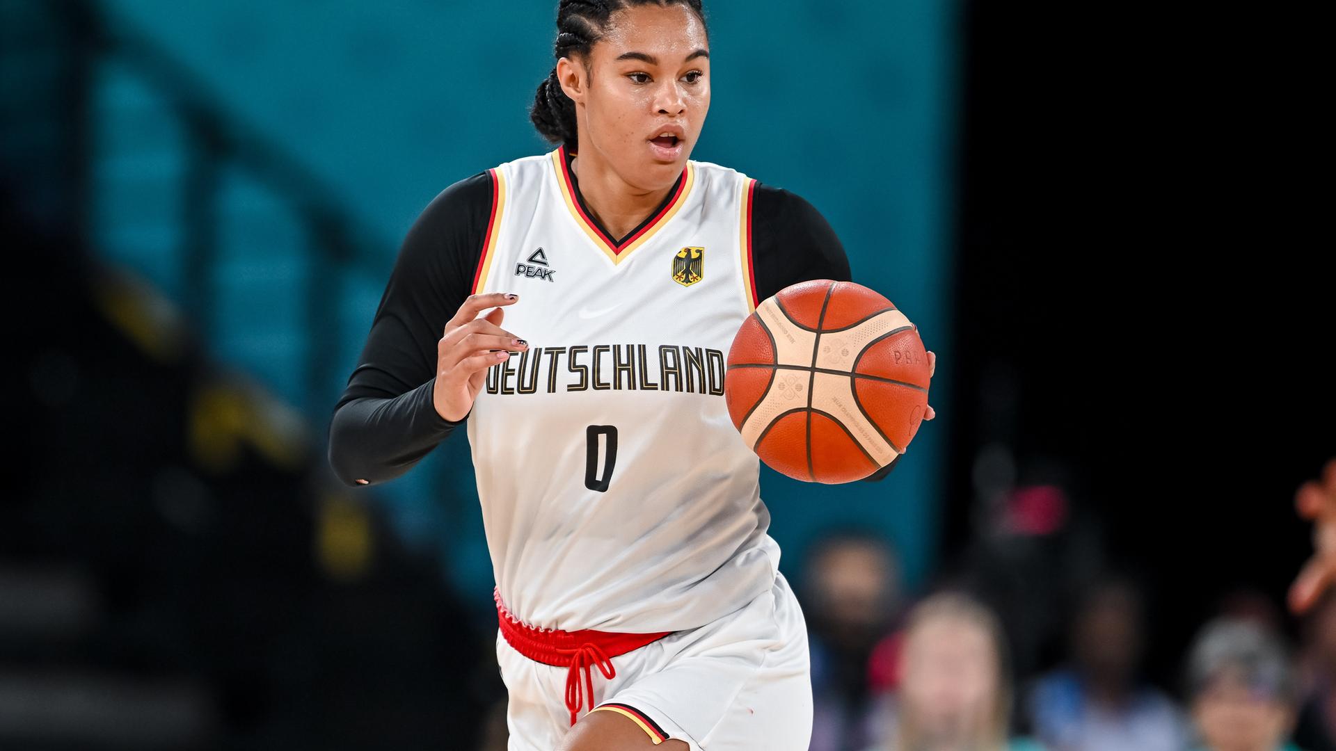 Satou Sabally bei den Olympischen Spielen 2024 in Paris