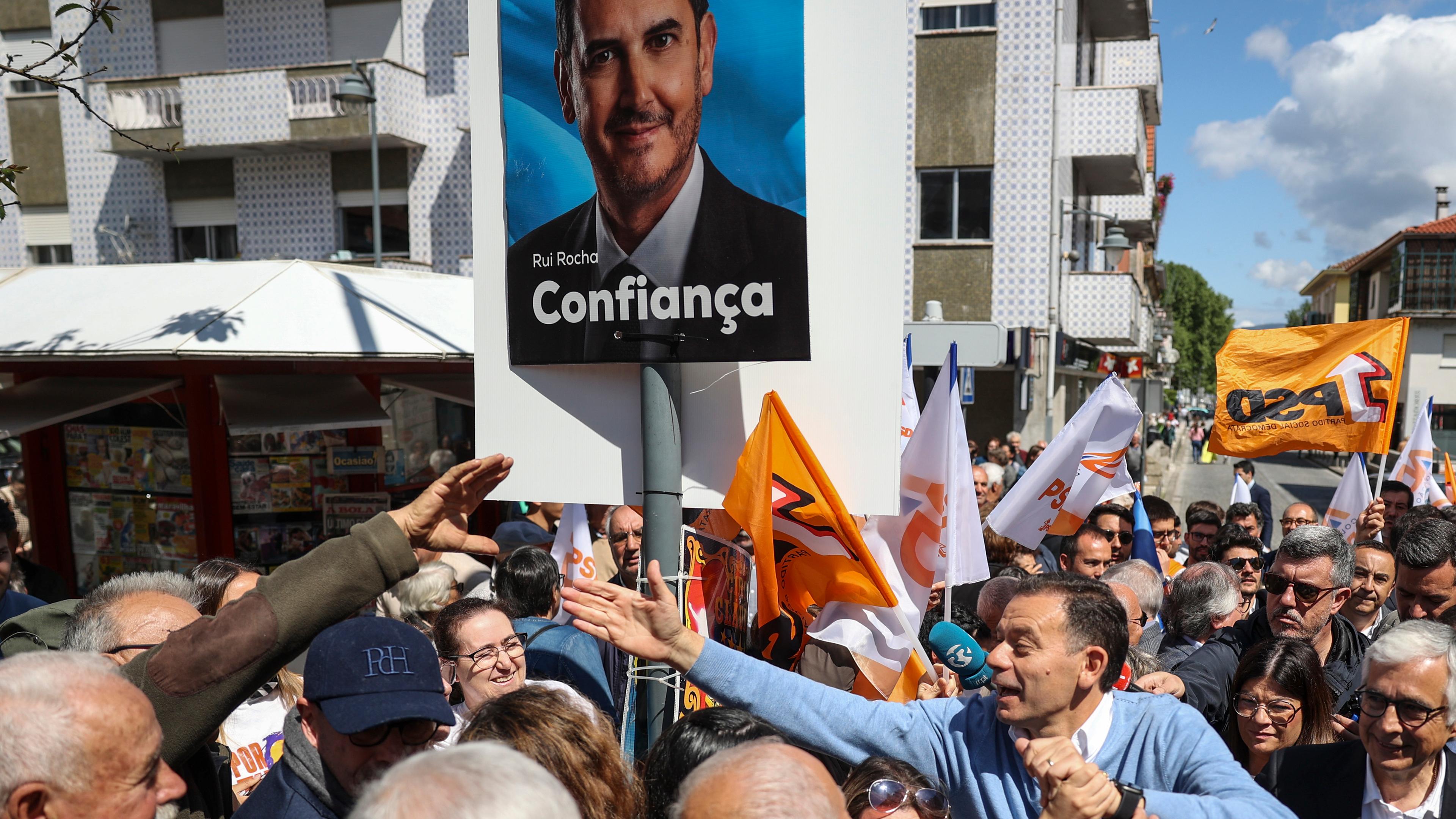 Campaigning for Portugal's legislative elections