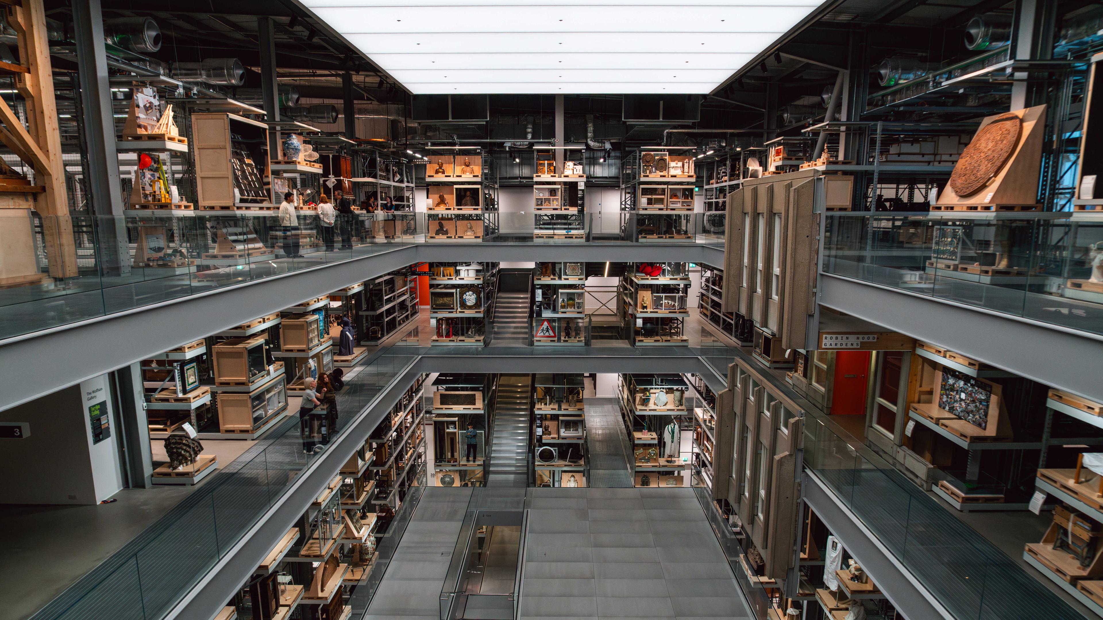 Eingelagerte Schätze: Das V&A East Storehouse Magazin in London