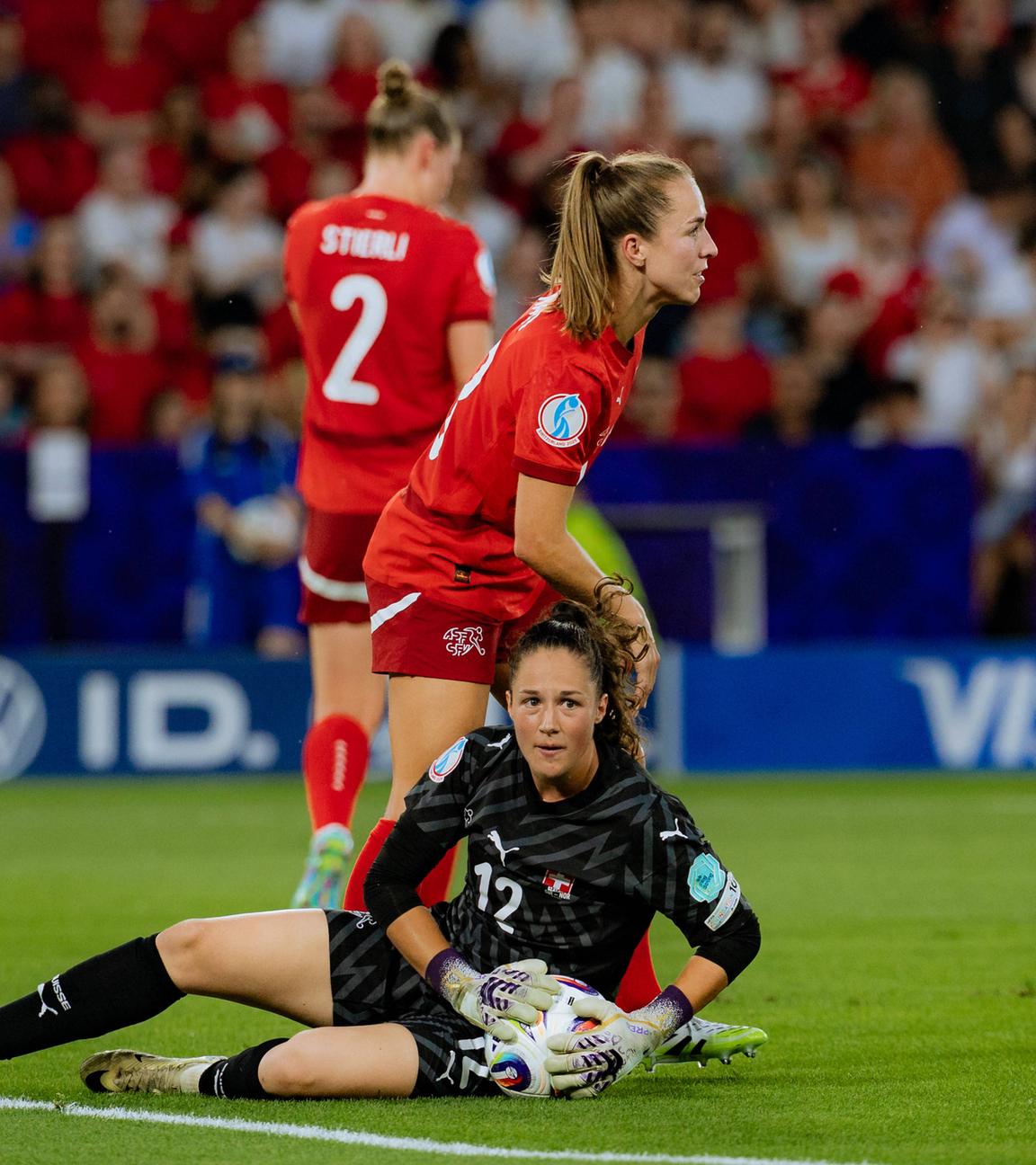 Fußball-EM der Frauen: Schweiz vs Norwegen 1:2